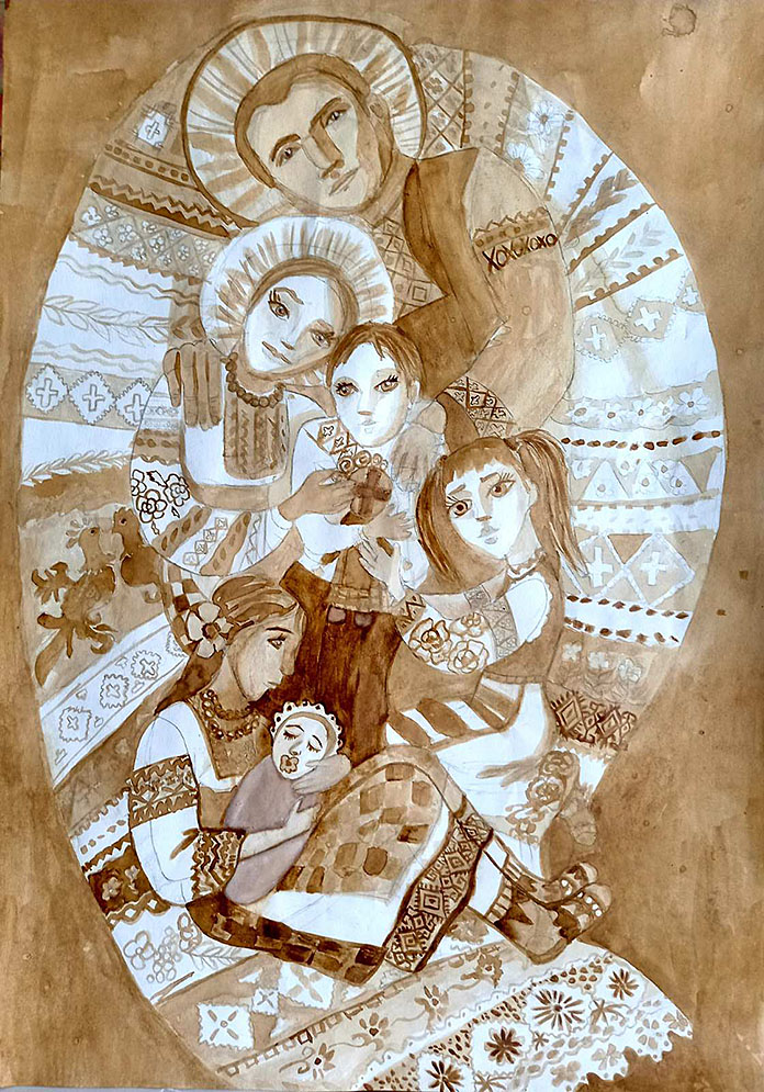 My Ukrainian family - Oleksandra Ostapenko