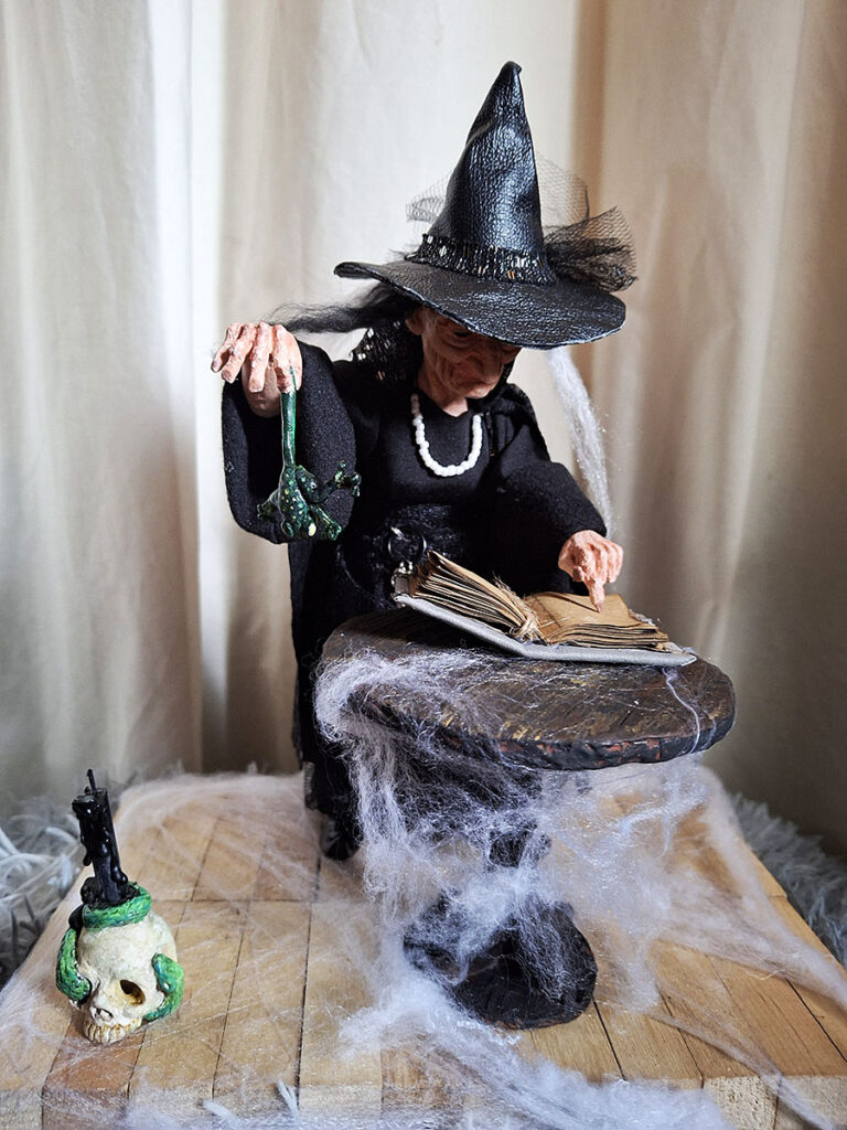 Witch by Yuliia cartoon