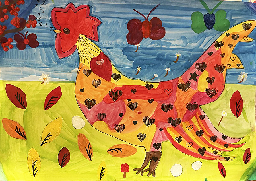 Singing Cockerel | Diana Zhbadynska