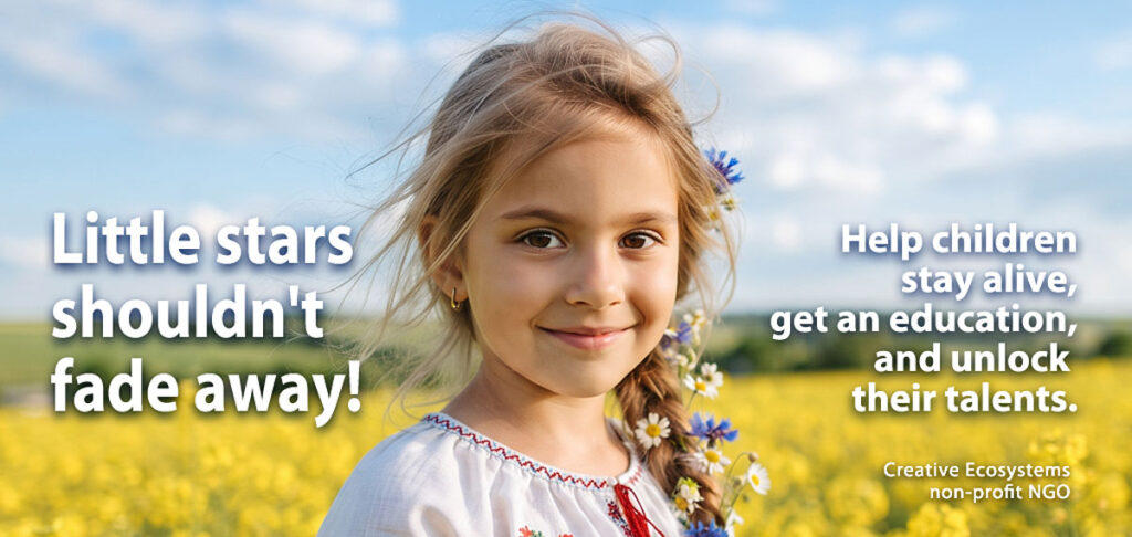 Help creative children survive and create.