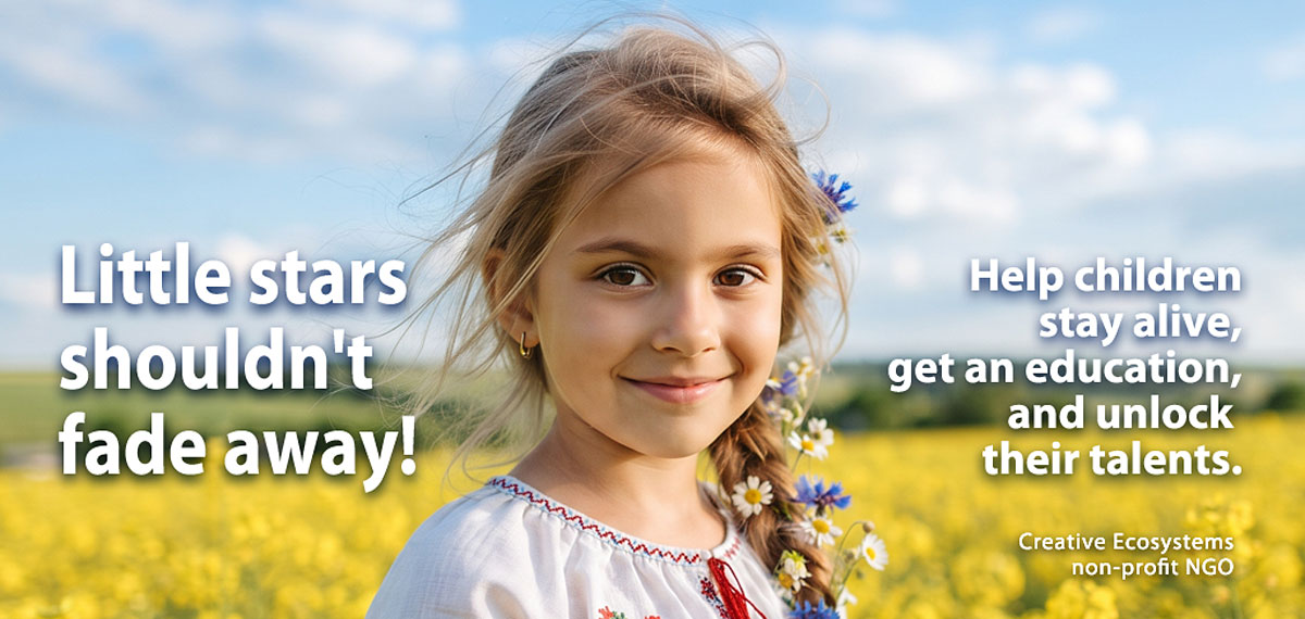 Help creative children survive and create.